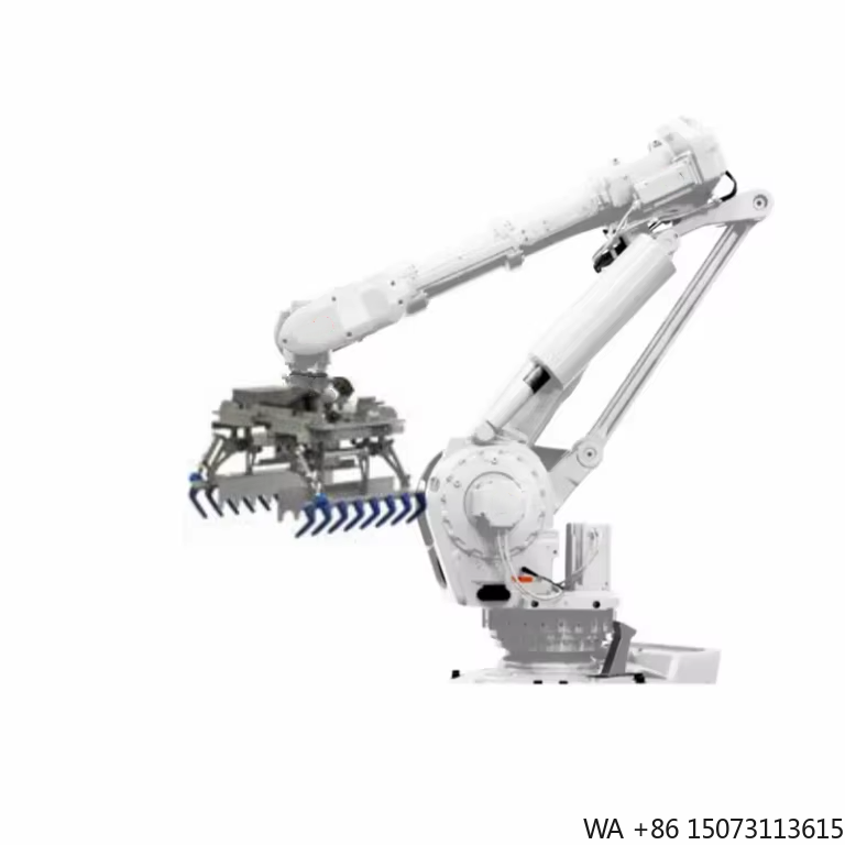 Robot Gripper - 6軸産業用ロボットマニピュレータ（130kg可搬重量、グリッパー付き）自動重量物パレタイジング用