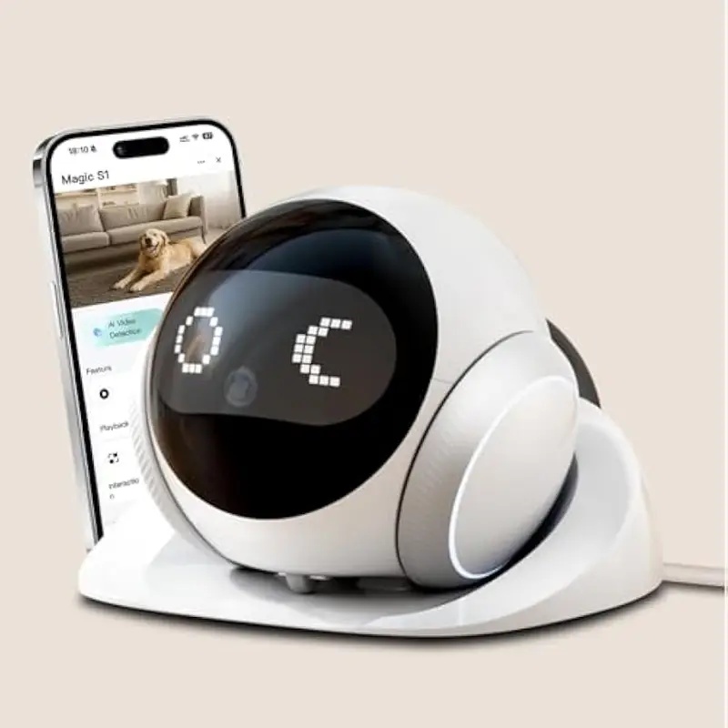 Ros Robot - 自動充電ドック付き可動式室内ペットロボットカメラ、スマートアプリ制御、双方向音声＆赤外線ナイトビジョン、モバイルホーム監視