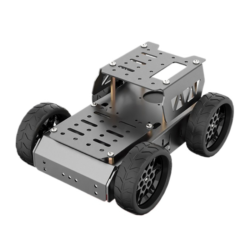 Arduino Robot - 四輪電動カートアルミフレームスマートカー Arduino/Raspberry Pi ロボット DIY キット用