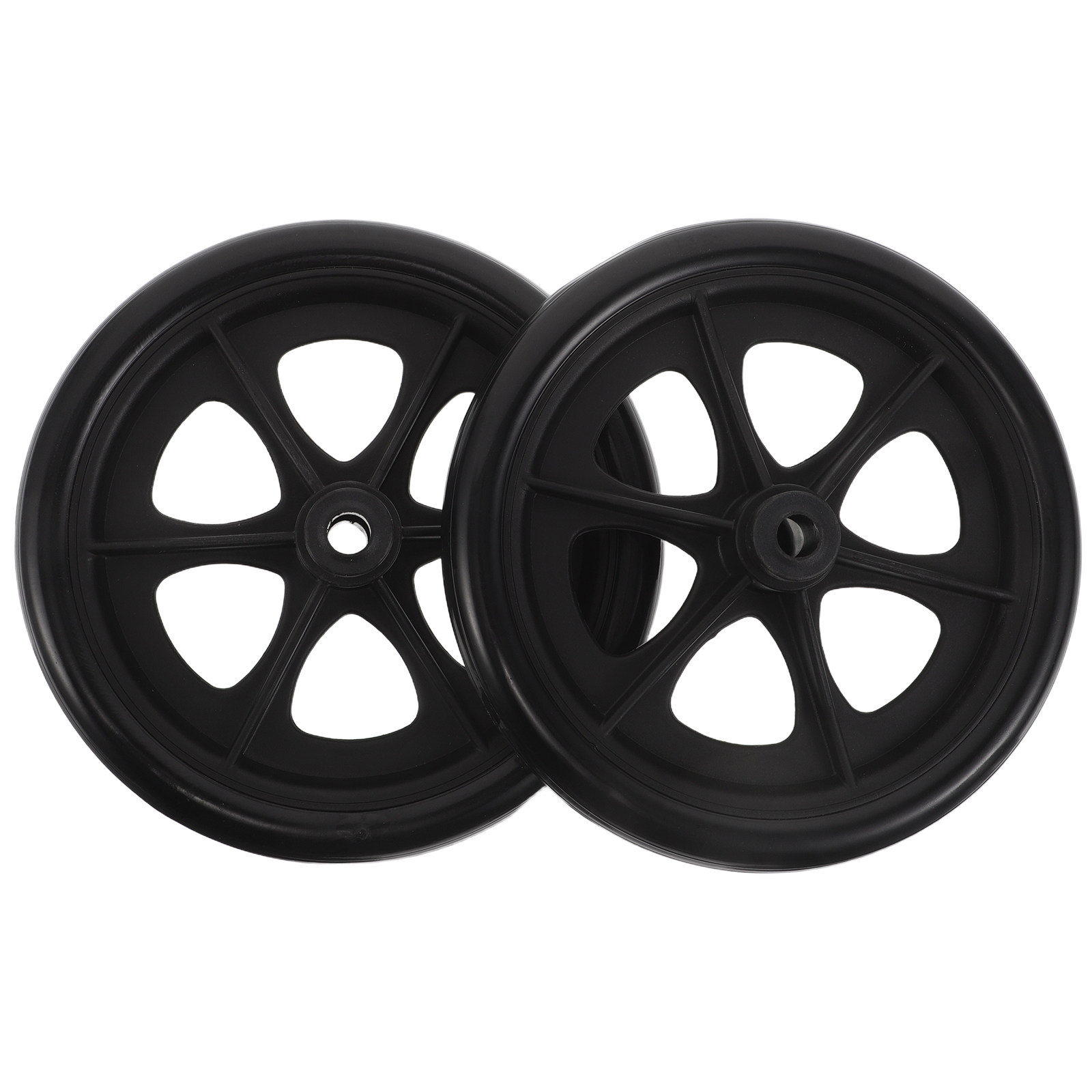 Caster Wheel - 車椅子用フロントホイール2個。耐摩耗性に優れた汎用キャスターで、手動操作でスムーズな移動が可能。