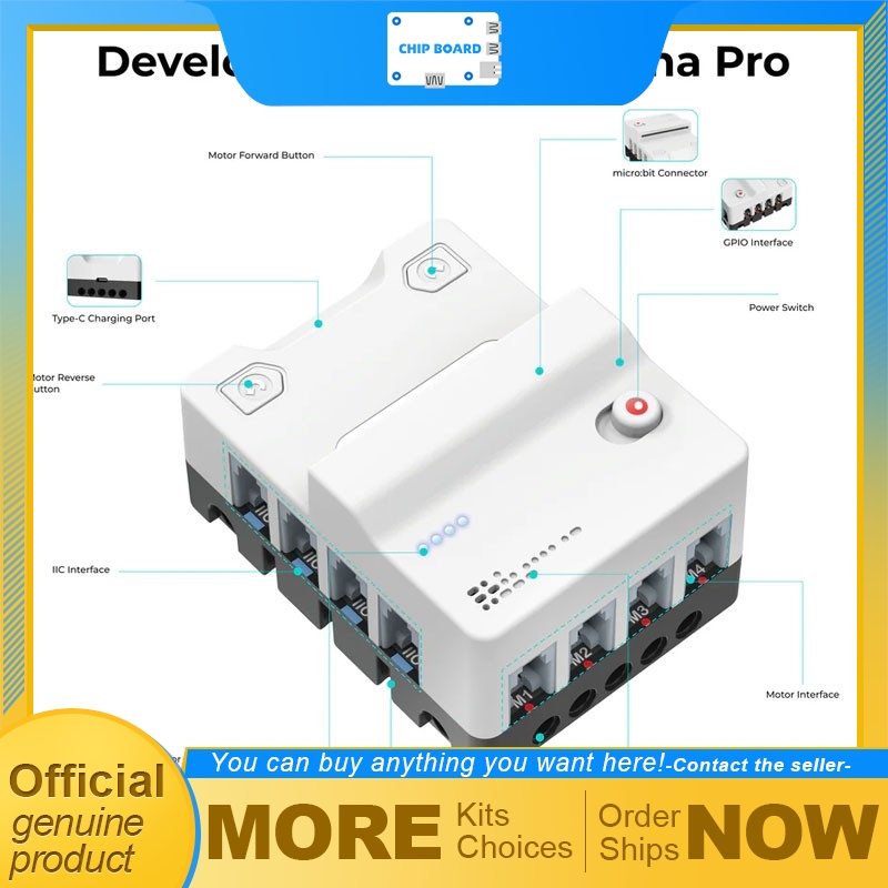 Microbit Robot - ELECFREAKS micro:bit Nezha Pro AI ロボット工学およびSTEM学習用メカニカルパワーキット