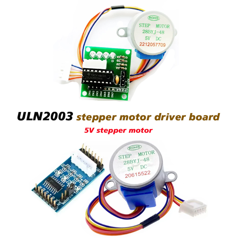 Uln2003 Driver - 5VステッピングモーターULN2003ドライバーボード、5線4相ステッピングモータードライバーボードテストボード1セット