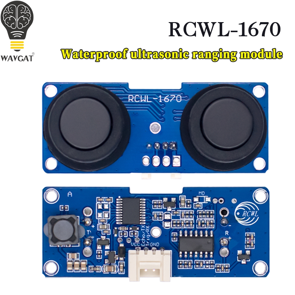 Ultrasonic Distance Sensor - RCWL-1670 防水トランシーバー分割超音波測距モジュール 2 センチメートル-400 センチメートル距離 DC3-5V