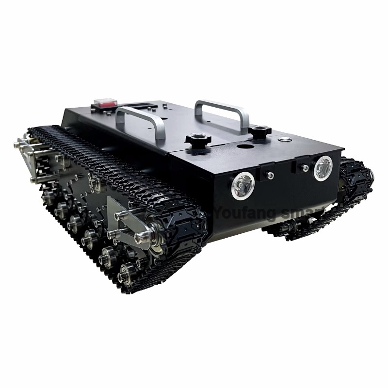 Stm32 Robot - 金属製トラック用のstm32ロボットキット,rcタンクシャーシ,fsハンドル用のstm32ロボットキット,30kgの負荷,12V DCモーター,衝撃吸収,プログラム可能な車