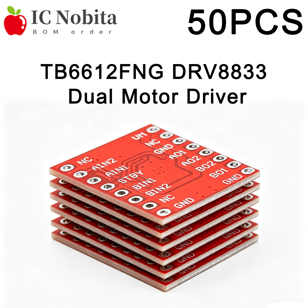 Motor Driver L298N - 50 個 TB6612FNG DRV8833 デュアル モーター