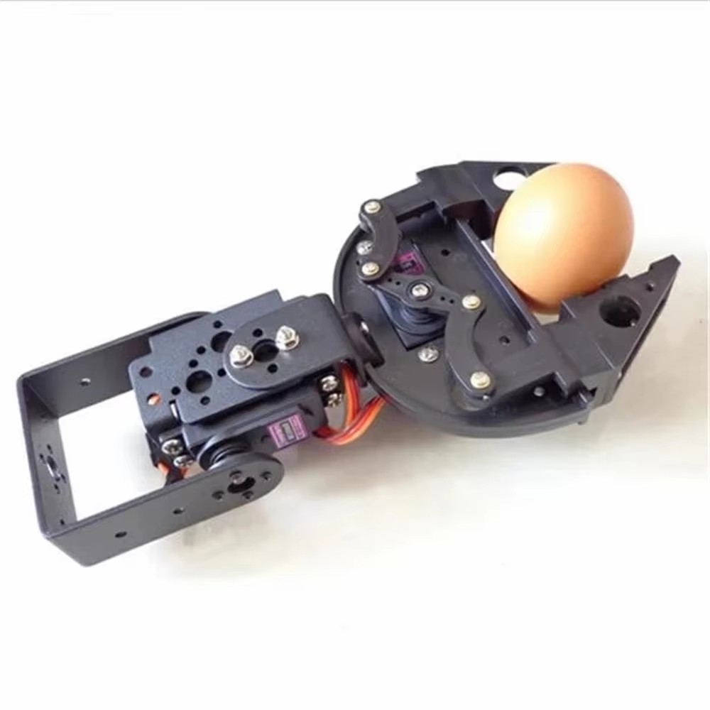 Robot Gripper Claw - 新しいロボットクランプグリッパーサーボブラケットマウント機械式爪アームキット DIY おもちゃ Arduino 用 Mg996、Mg995、DS3218