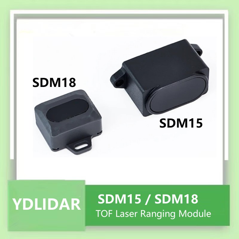 Ros Robot - YDLIDAR SDM15/SDM18 高精度測距モジュール、TOF方式、グレア防止機能、ROS/ROS2対応、Raspberry Pi/Jetson対応、ロボット工学用