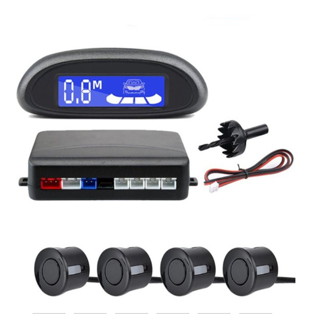 Infrared Obstacle Sensor - フットパーキングセンサー,自動パーキングセンサー,リバースモニター,4センサー,センサー,バックライト付きディスプレイ
