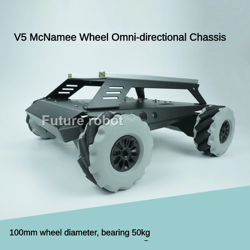 Tracked Robot Chassis - 40-60Kg 負荷 RC タンクヘビーデューティメカナムホイール全方向ロボット 12V/24V モーター金属シャーシ研究用プログラマブルロボット
