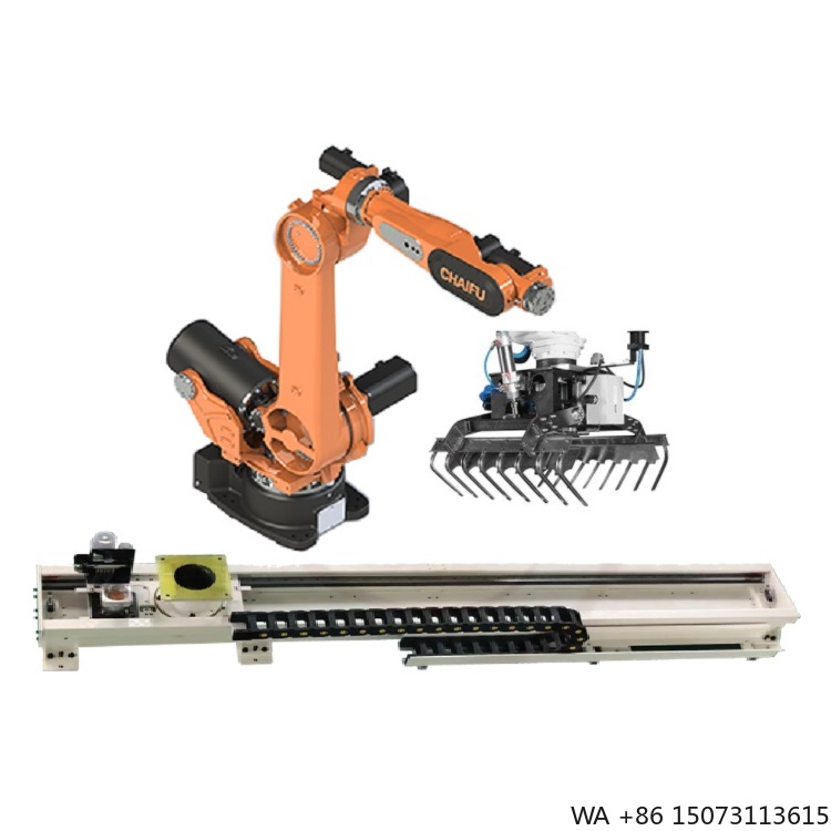 Robot Gripper - 6軸産業用ロボットアーム（グリッパーとリニアガイドレール付き）自動ロボットハンドリングソリューション用
