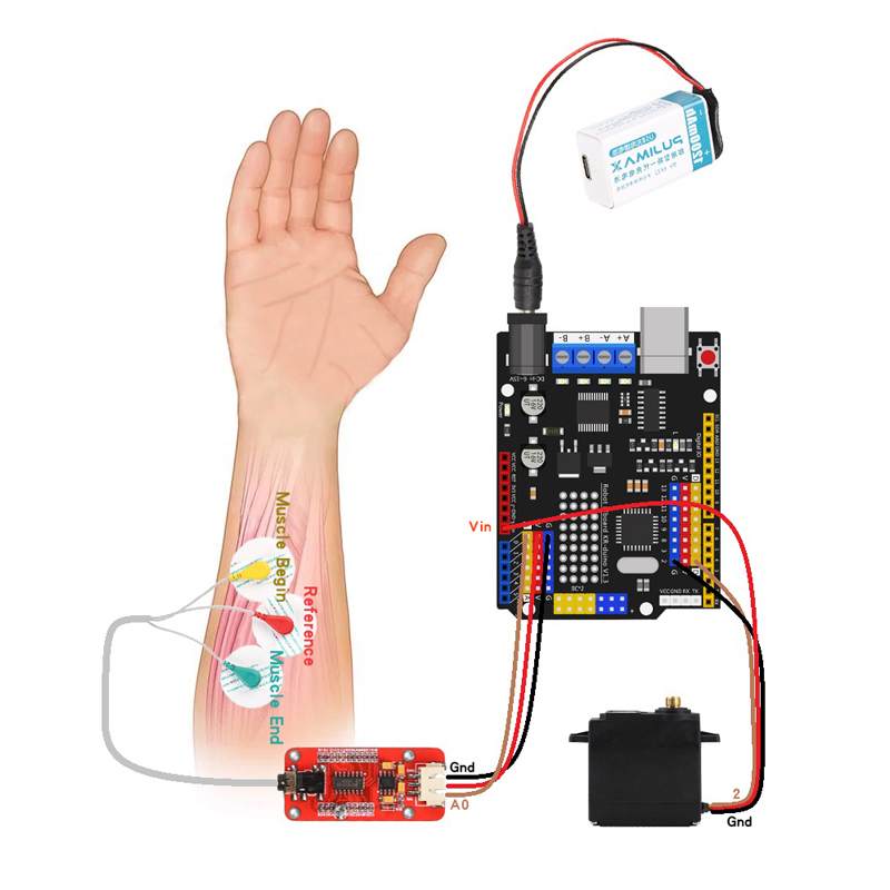 電気ロボットアームセンサー、筋肉信号センサー、arduino - Arduino Robot のレビューと価格