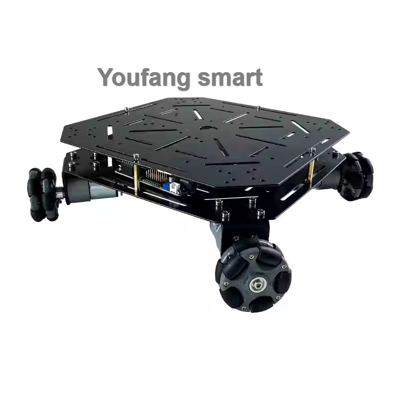 5kg積載ROS 4WDオムニホイールロボットカーシャーシ、 - Stm32 Robot のレビューと価格