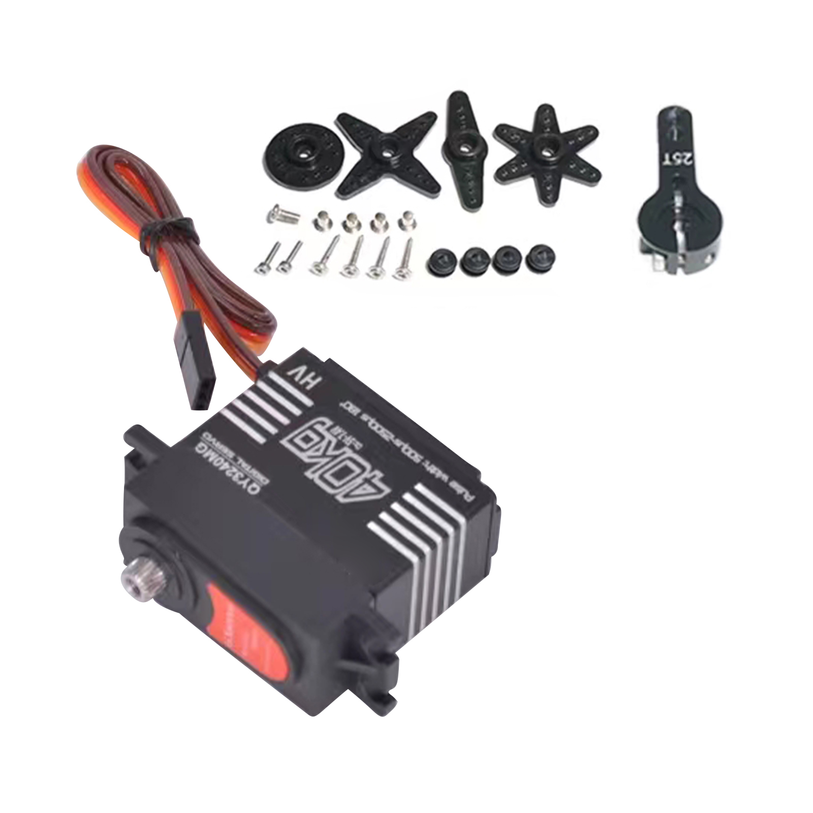 40KGデジタルサーボ防水大トルクメタルギア180 °    - Servo Kit のレビューと価格