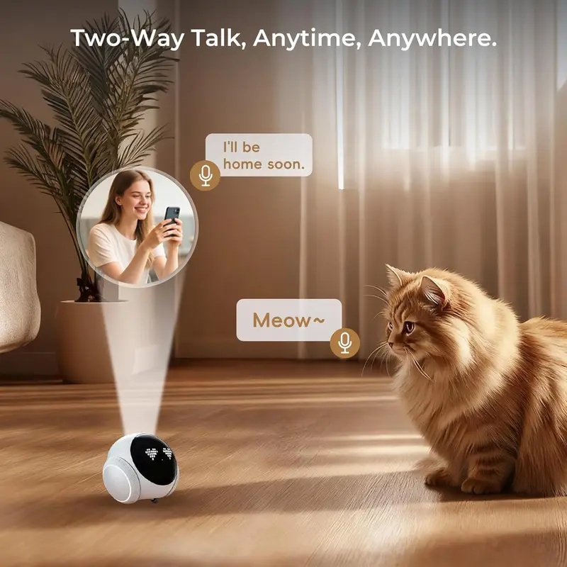 自動充電ドック付き可動式室内ペットロボットカメラ、スマートア - Ros Robot のレビューと価格