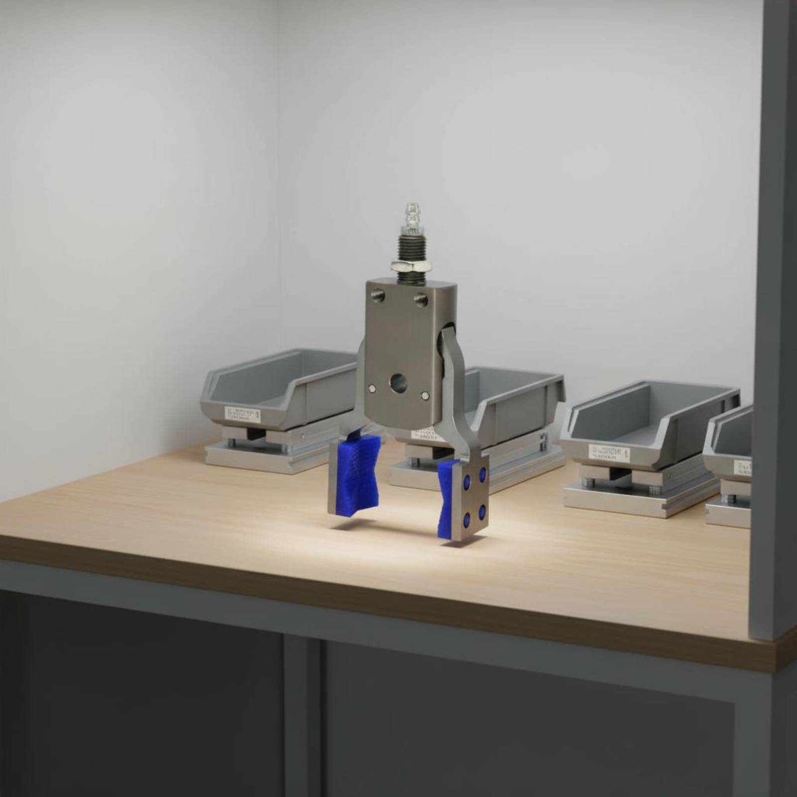 ミニ空気圧グリッパー 強力なクランプ力 広開口グリッパー ロ - Robot Gripper のレビューと価格