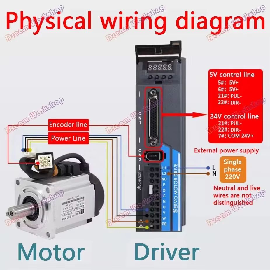 1.2KW/1.5KW/1.8KW 220V ACサーボモー - Servo Kit のレビューと価格