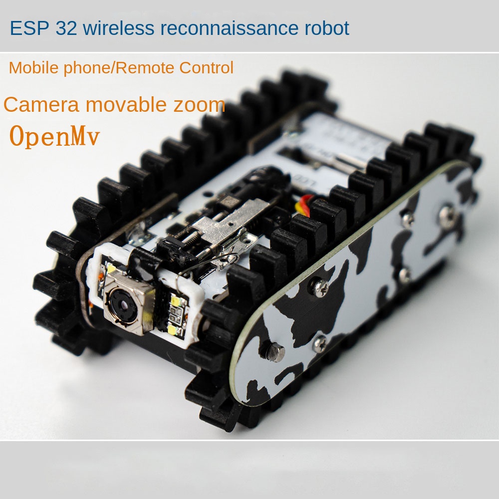 OpenMv-金属製のタンクトップを備えたクローラーシャーシ - Tracked Robot Chassis のレビューと価格