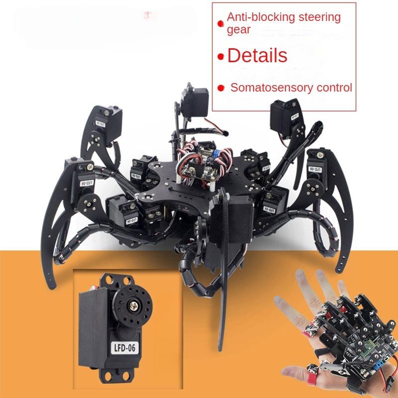 18 DOF アルミヘキサポッドスパイダーブラケット 6 3 - Arduino Robot のレビューと価格