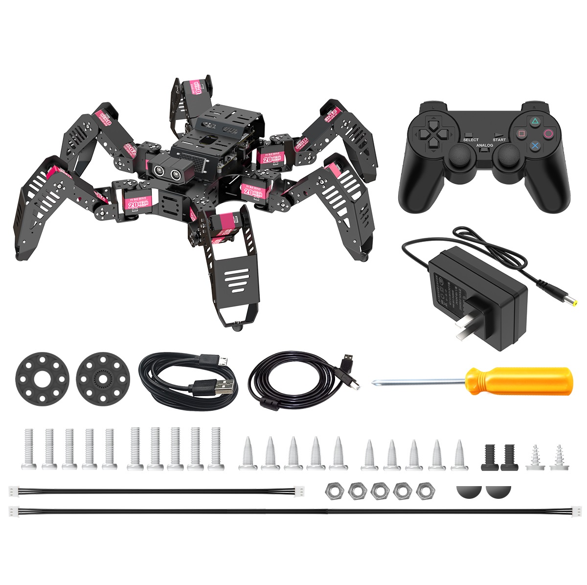 Hiwonder スパイダーボット プログラム可能なリモコン - Robotics Kit のレビューと価格