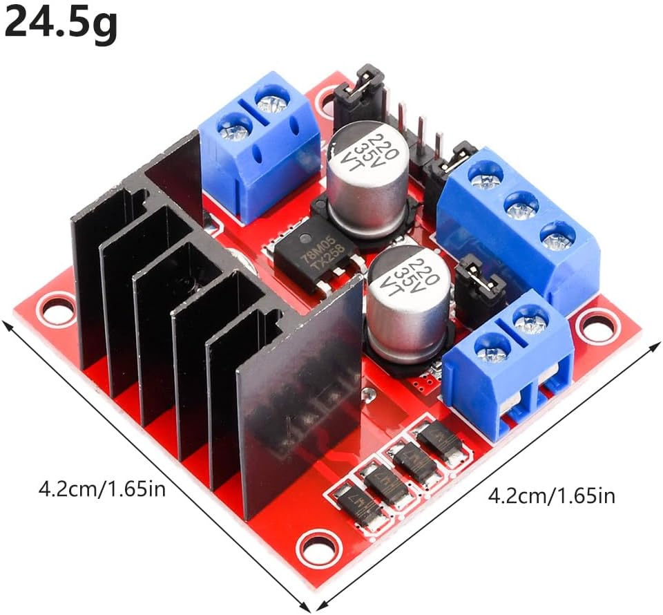 L298Nドライバボードモジュール L298Nステッピングモ - Motor Driver L298N のレビューと価格