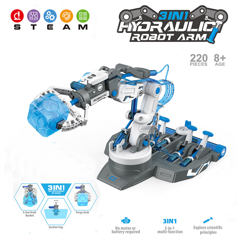 子供のための完全に組み立てられた油圧式機械式アーム科学実験, - Robot Arm Metal のレビューと価格