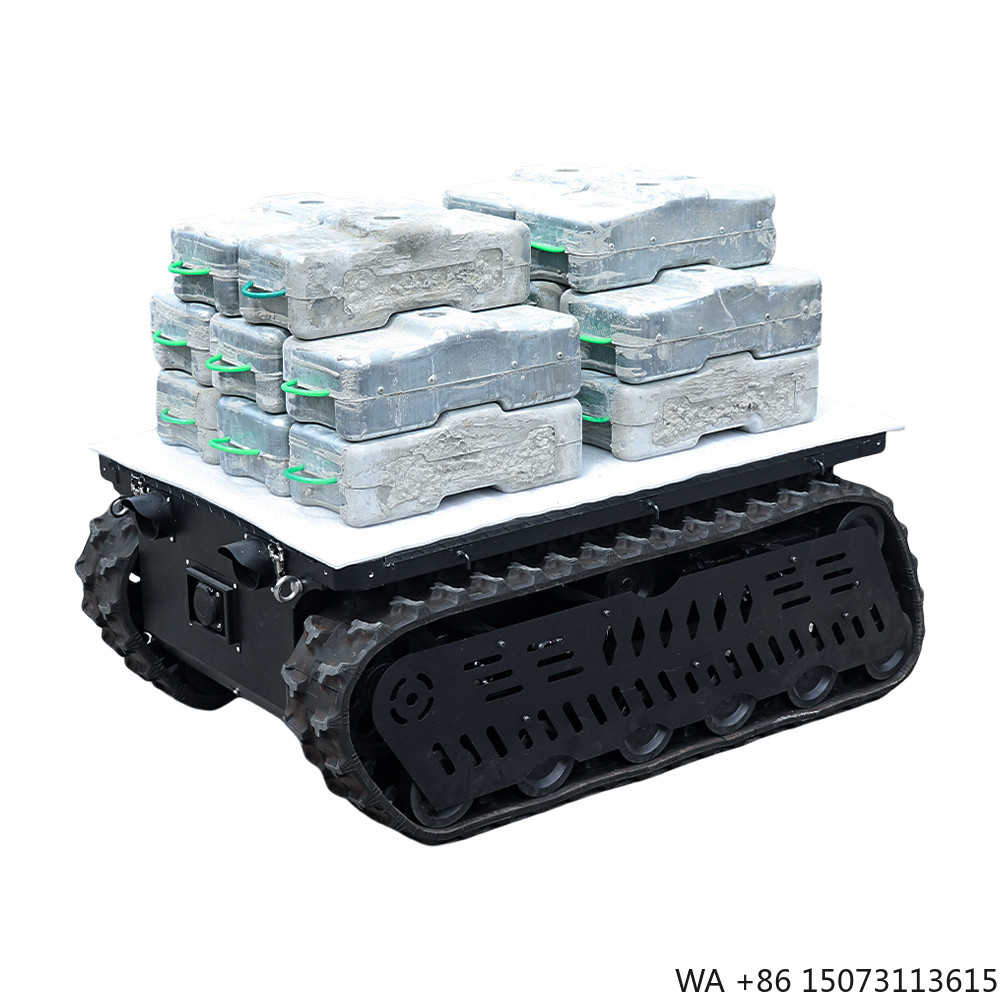 300～600kg積載可能なRCタンククローラーロボットシャ - Tracked Robot Chassis のレビューと価格