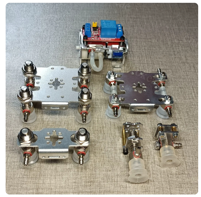 リレー制御式吸着カップと真空ポンプを備えた大型ロボット用クロ - Robot Gripper Claw のレビューと価格