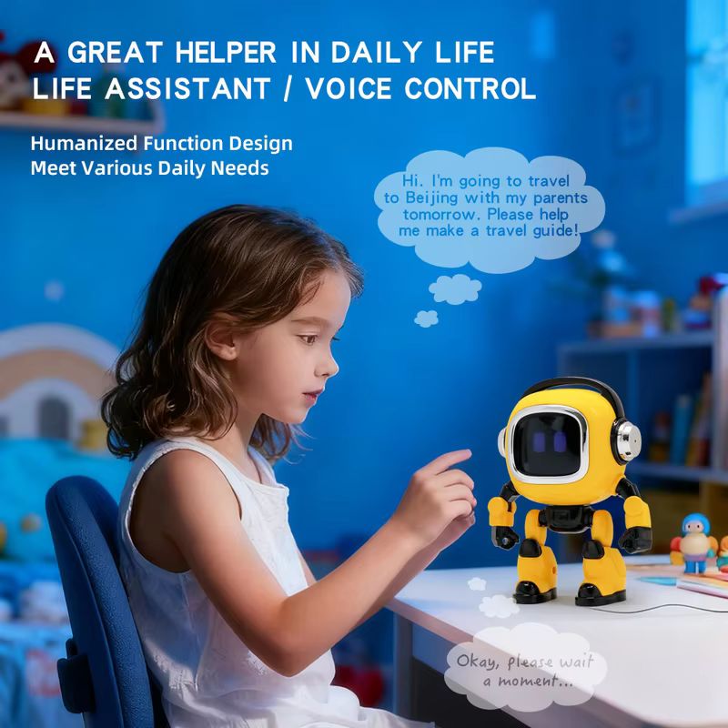 AI搭載の知能ロボットおもちゃ。多言語対応の音声チャット機能 - Ros Robot のレビューと価格