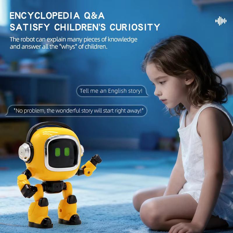 AI搭載の知能ロボットおもちゃ。多言語対応の音声チャット機能 - Ros Robot のレビューと価格