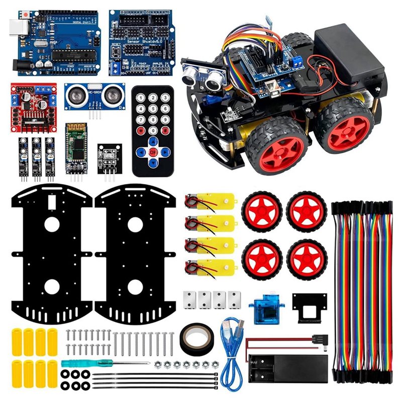 WOWFU-4WDスマートロボットカーキット Arduino - Arduino Robot のレビューと価格