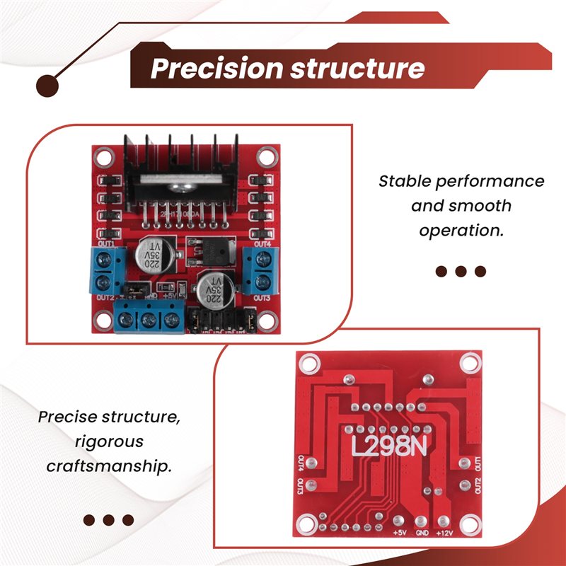 AED7-L298N モジュールデュアル H ブリッジステッ - Motor Driver L298N のレビューと価格