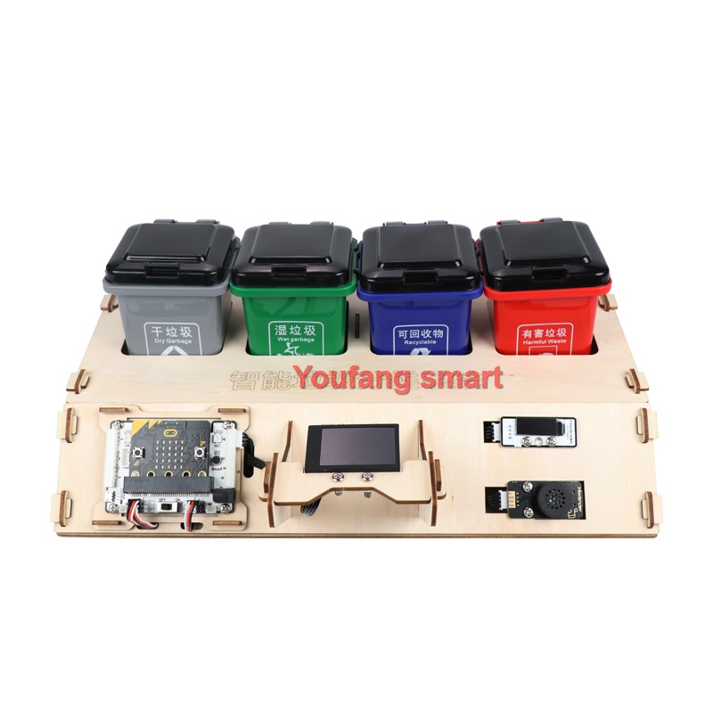AI廃棄物分類ロボットキット、マイクロ用オーディオブロードキ - Microbit Robot のレビューと価格
