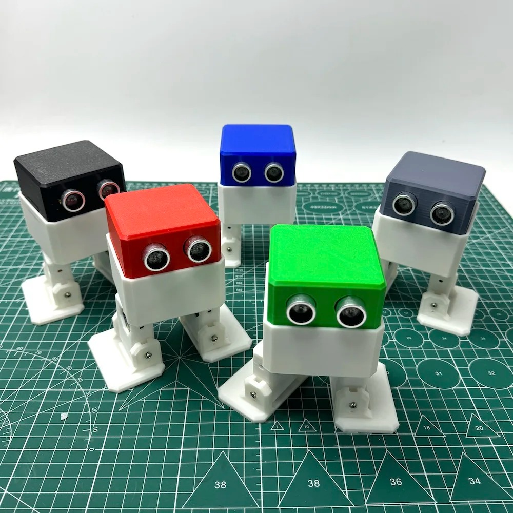 3Dプリント製の二足歩行ロボットキット。超音波センサー搭載。 - Arduino Robot のレビューと価格