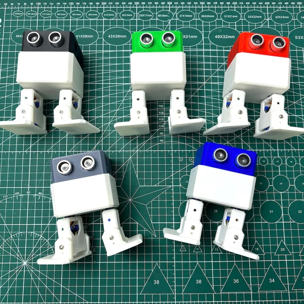 3Dプリント製の二足歩行ロボットキット。超音波センサー搭載。 - Arduino Robot のレビューと価格