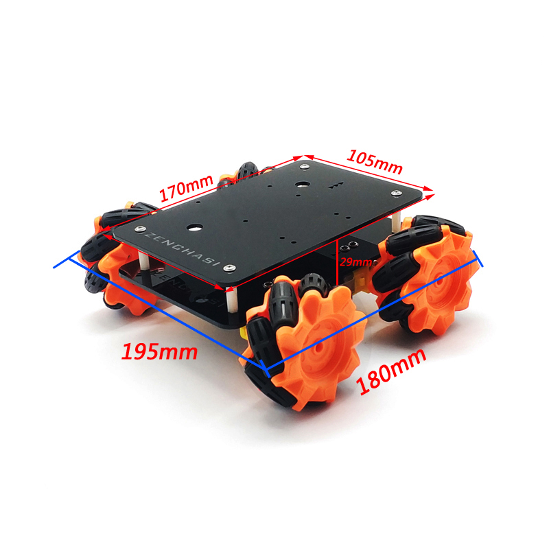 Mecanum全方向性ロボットカーシャーシキット,ardui - Tracked Robot Chassis のレビューと価格